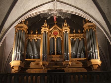 l'orgue de l'église du Poiré